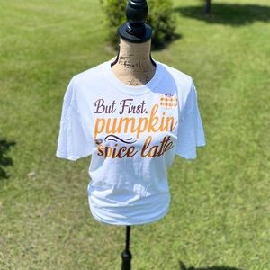 But first. Pumpkin spice latte tee!